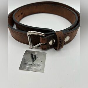 Versacarry Classic Carry Belt Size 48" with 7 Adjustment Holes Leather Brown NEW